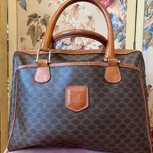 Vintage Celine Speedy Macadam Designer Purse